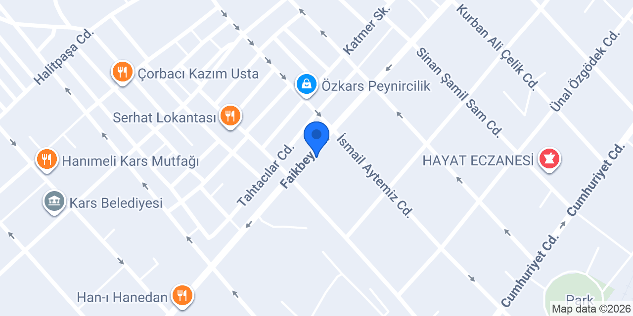 Marka Park Kars konumu