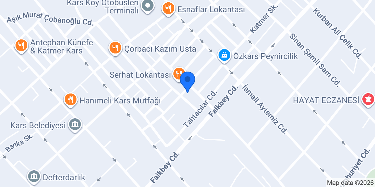 Ptt-çarşı Şubesi konumu