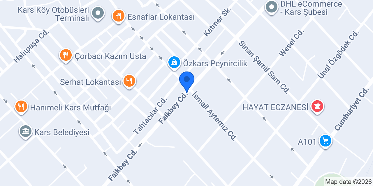 Dr. Ümit Yaşar Demirci konumu