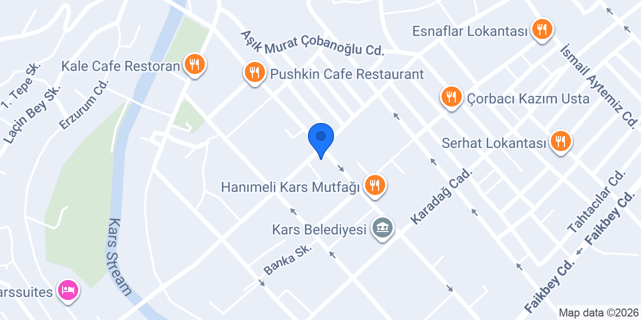 Taşkin Kars Bal Ve Kaşarcilik konumu