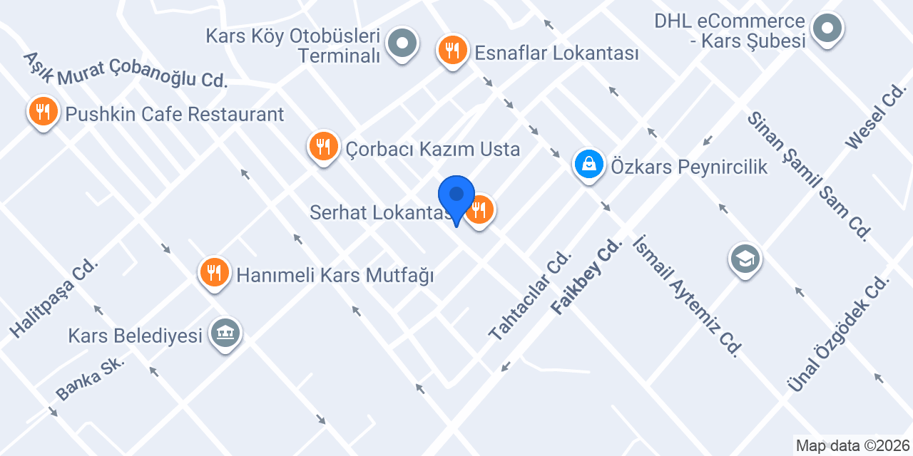 Yaman Mermer kars konumu