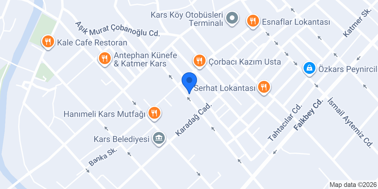 Hot Döner Kars konumu
