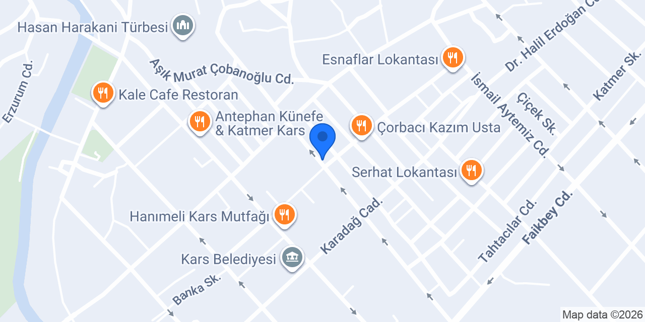 Çiğköfteci Ali Baba konumu