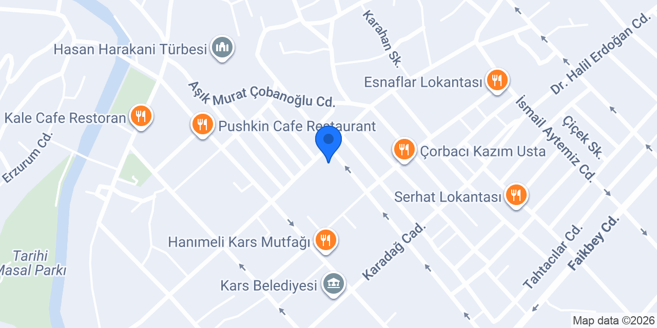 KARS TÜTÜN DÜNYASI 2 konumu