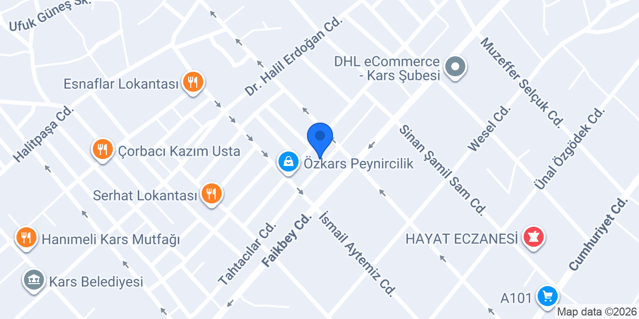 Çınar Kerestecilik konumu