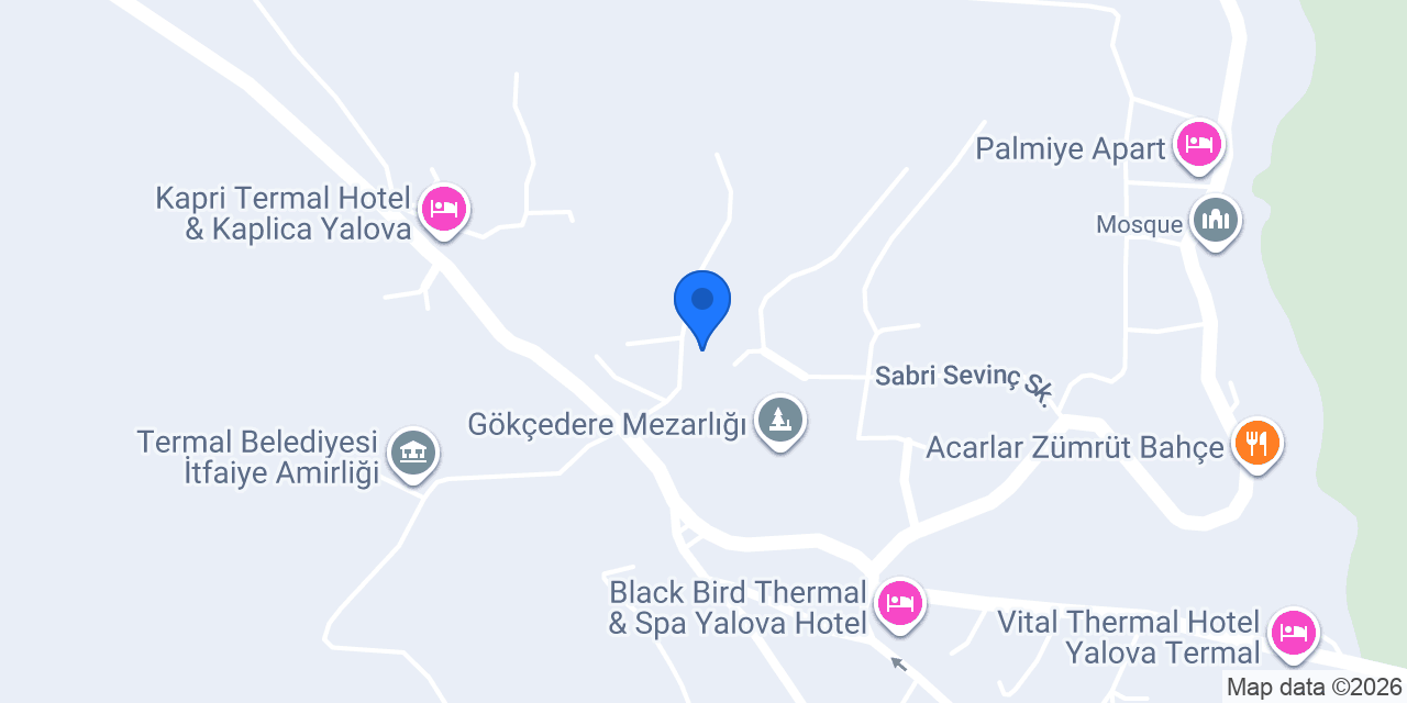 Termal İlkokulu konumu