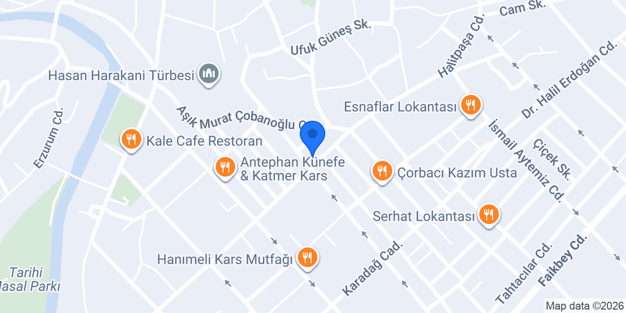 Hacıoğlu Dürüm Evi konumu