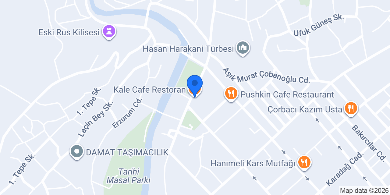 Kale Cafe Restoran konumu