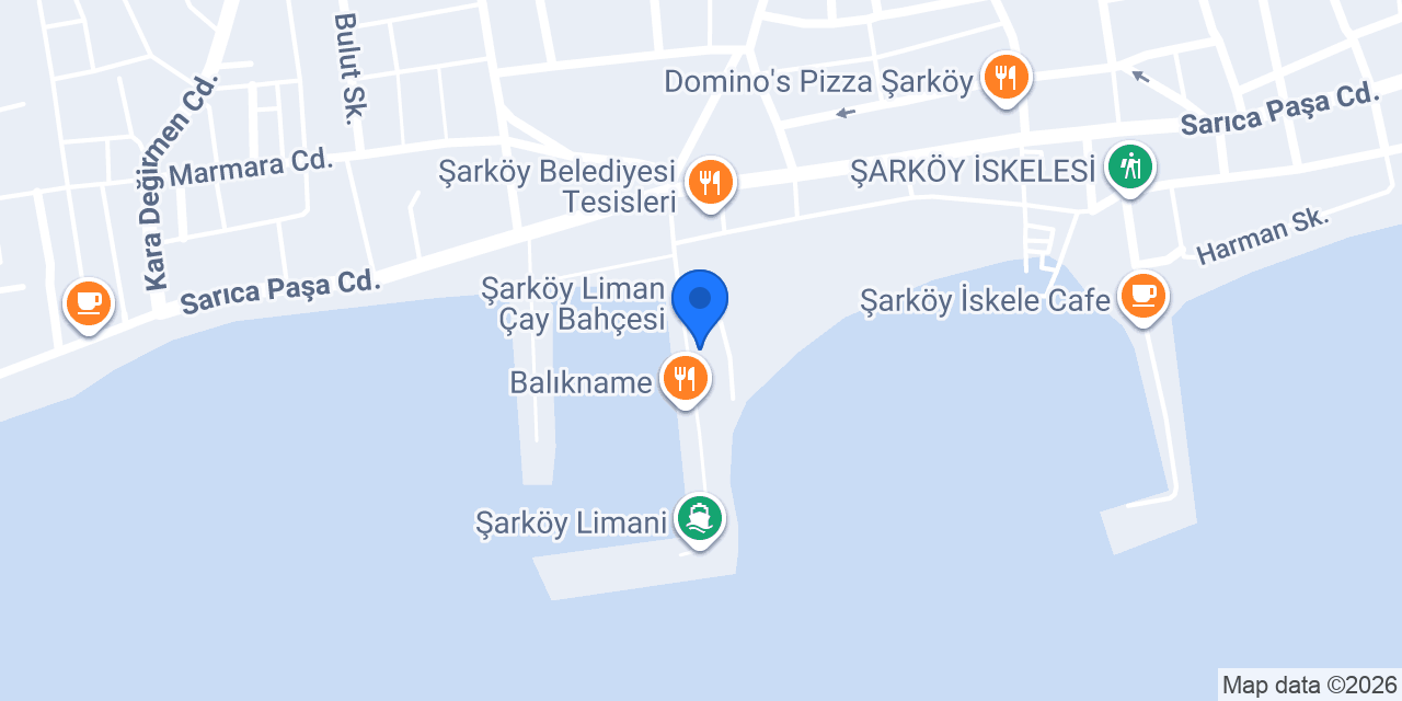 Şarköy Balık Dünyası konumu