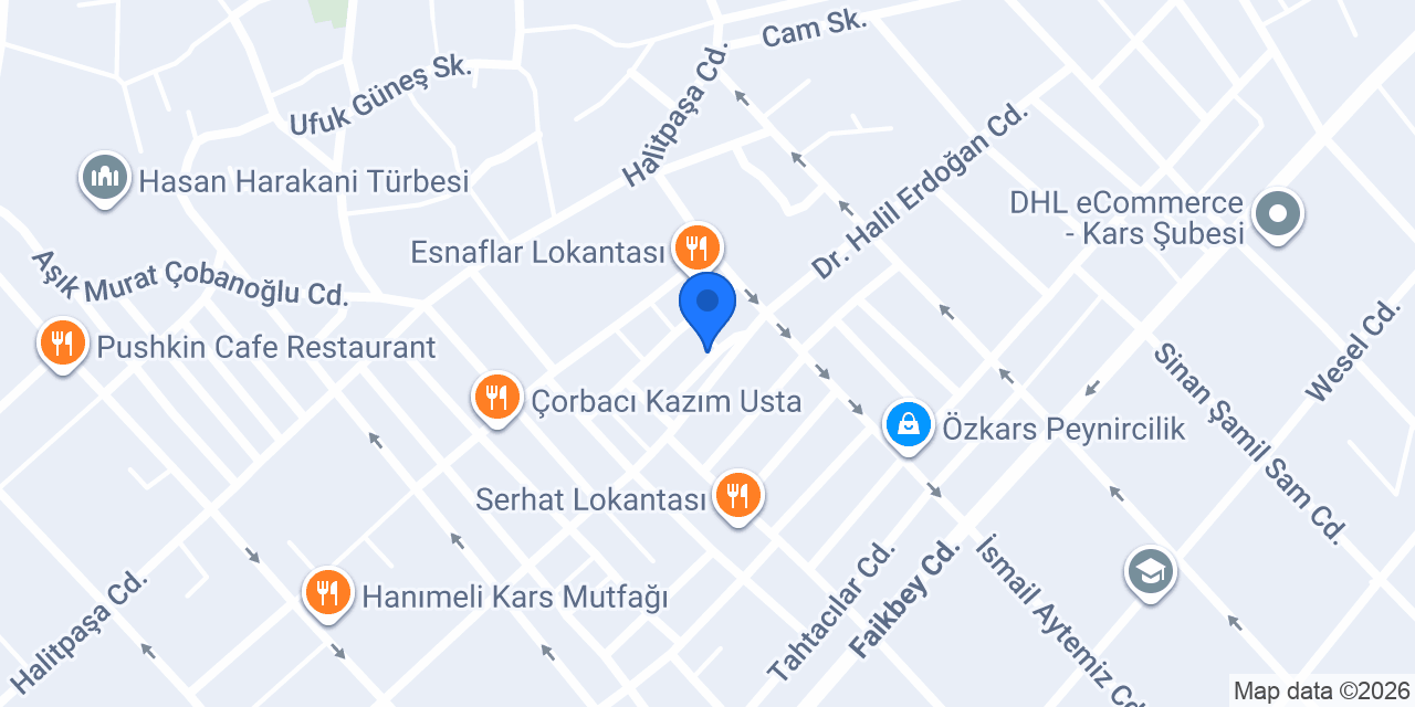 Özkesemen Otomotiv konumu