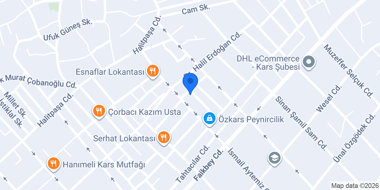 GÜNGÖR KERESTE INŞAAT konumu