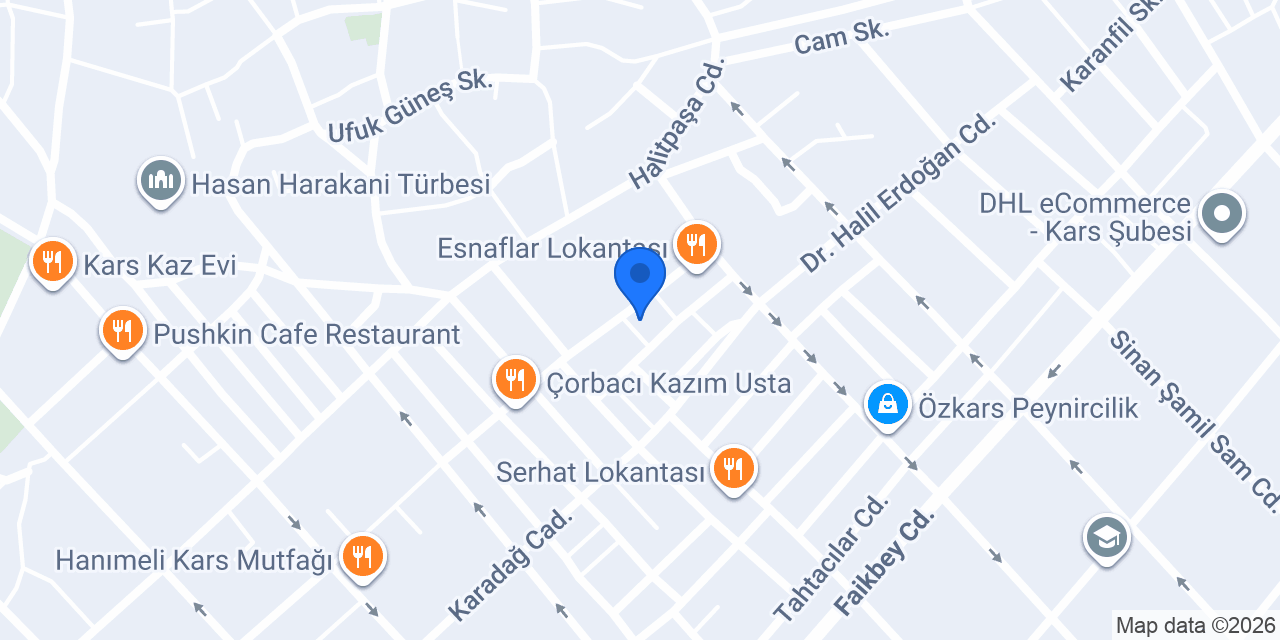 kars çanak uydu konumu