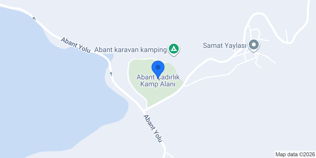 Abant Çadırlık Kamp Alanı konumu