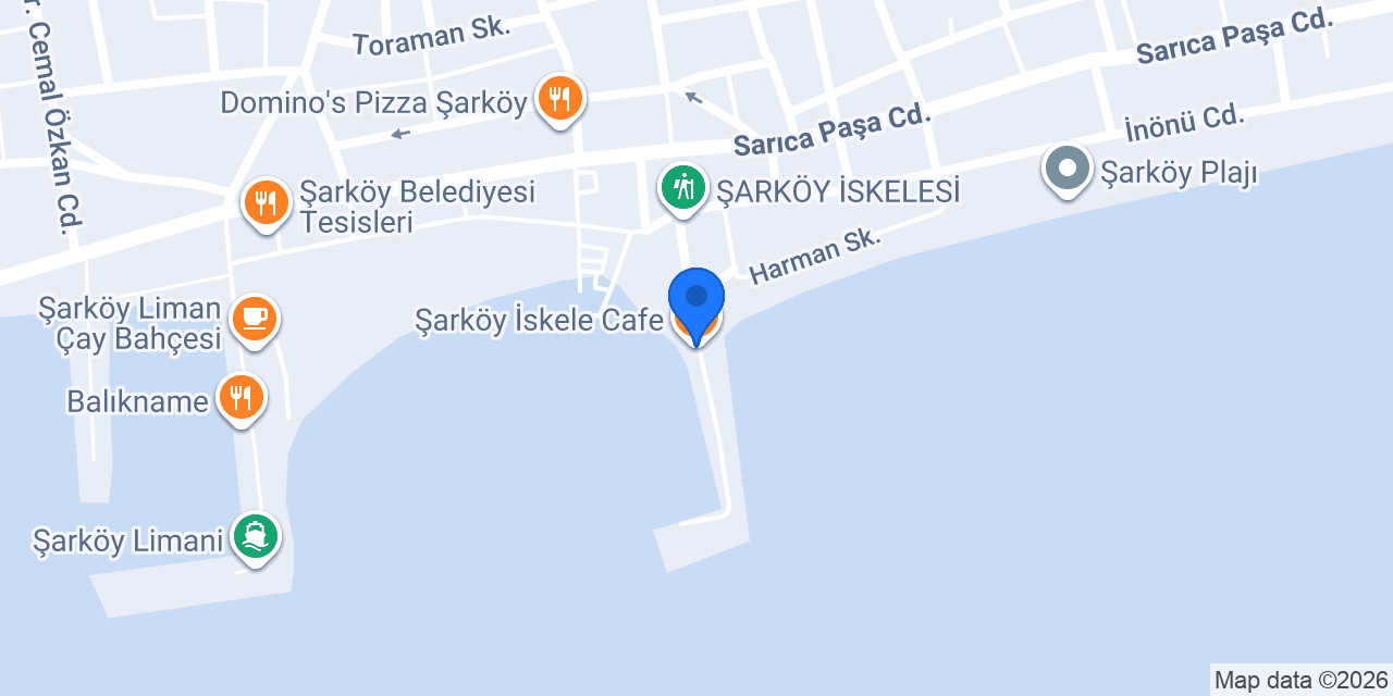 Şarköy İskele Cafe konumu