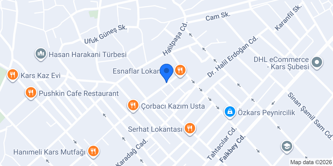 Karakaşlar Elektronik konumu