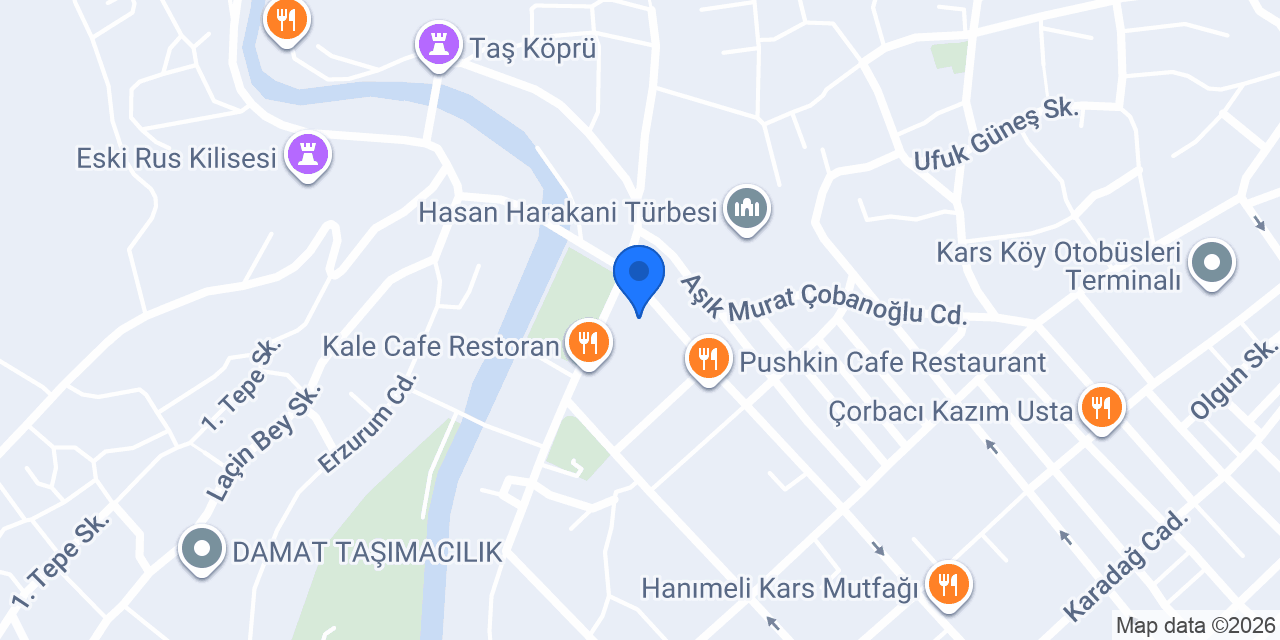 Kars Kaz Evi konumu