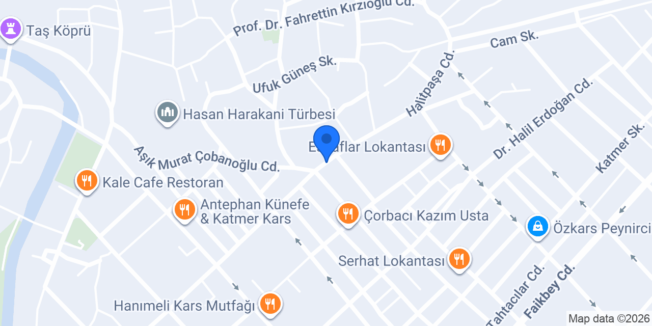 Arış 2000 Market konumu