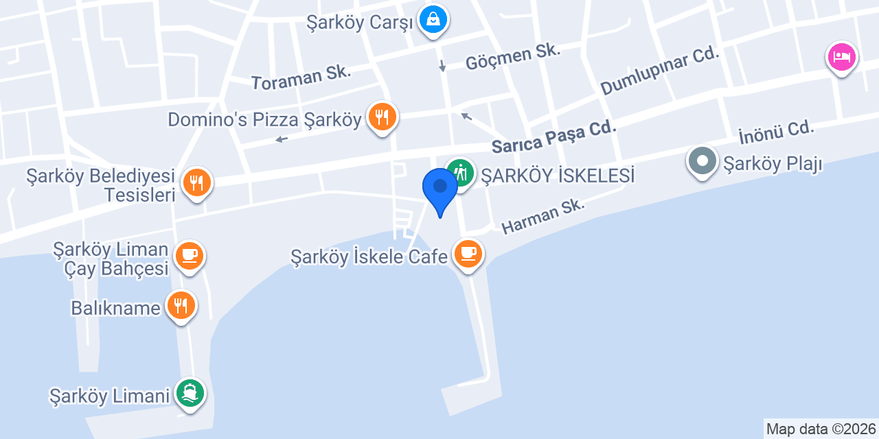 Şarköy Meydan Çay Bahçesi konumu