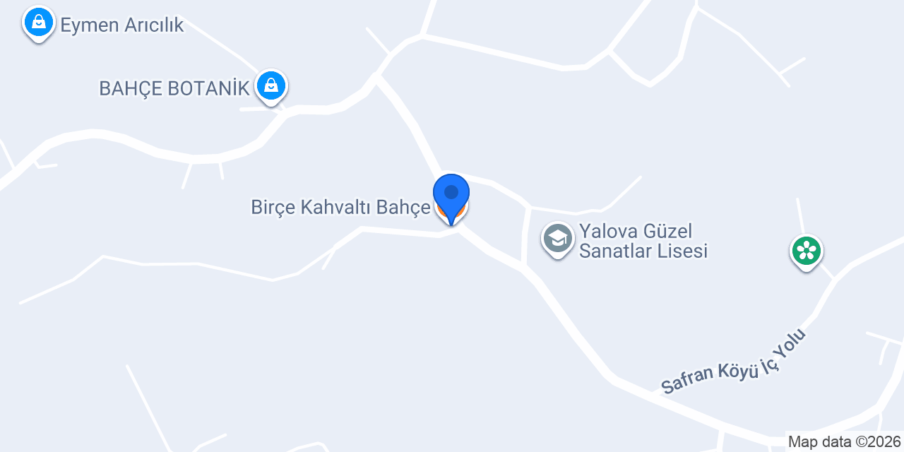 Birçe Kahvaltı Bahçe konumu