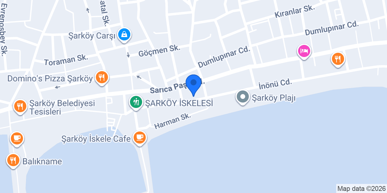 Etiler Marmaris Şarköy konumu