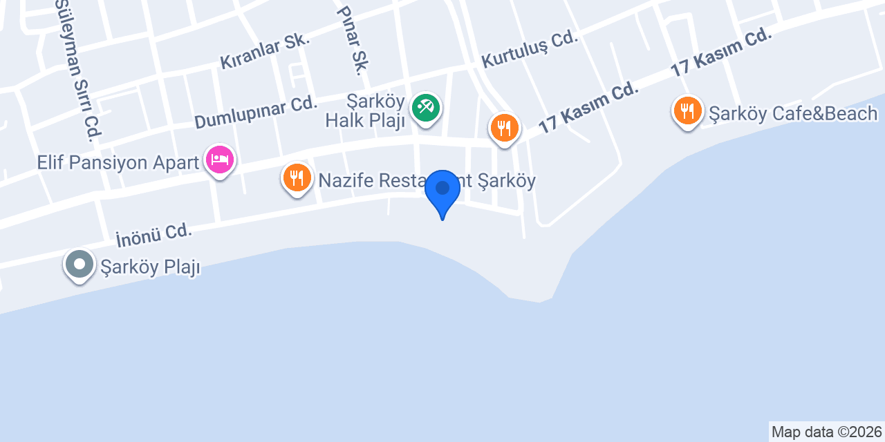 Cennet Beach konumu
