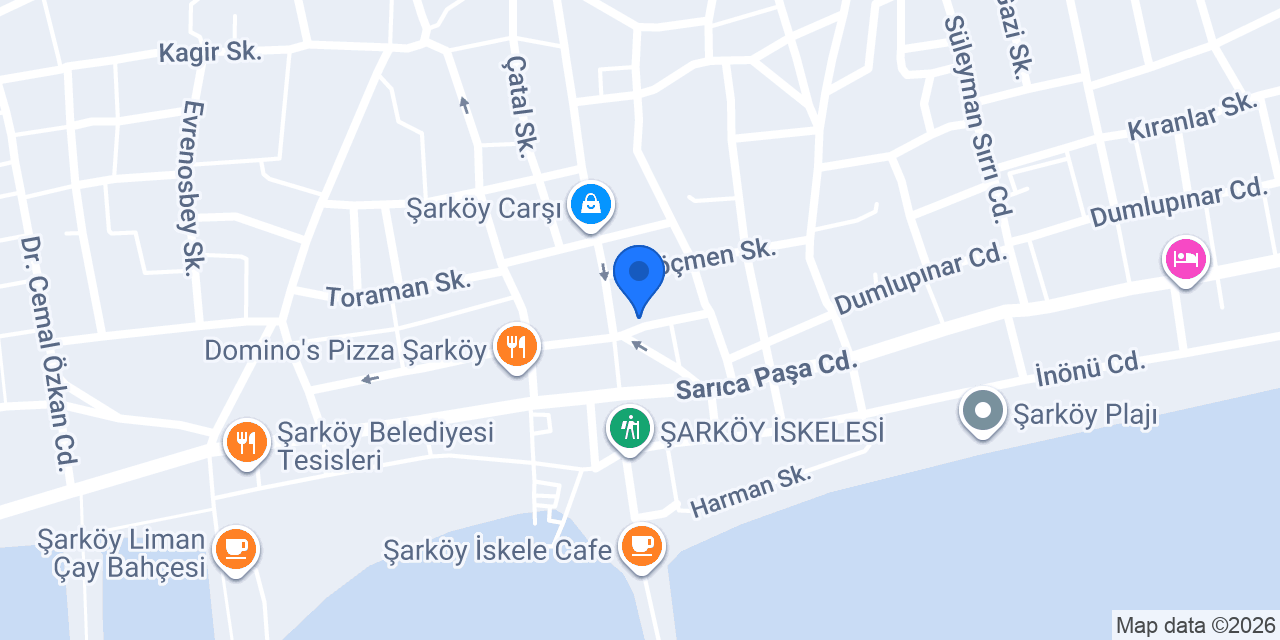 Tarkan Çiçek Evi Şarköy konumu
