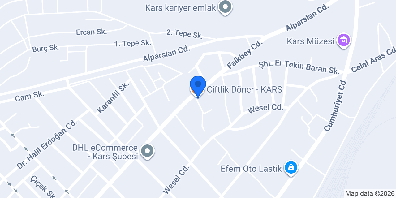 Çiftlik Döner - KARS konumu