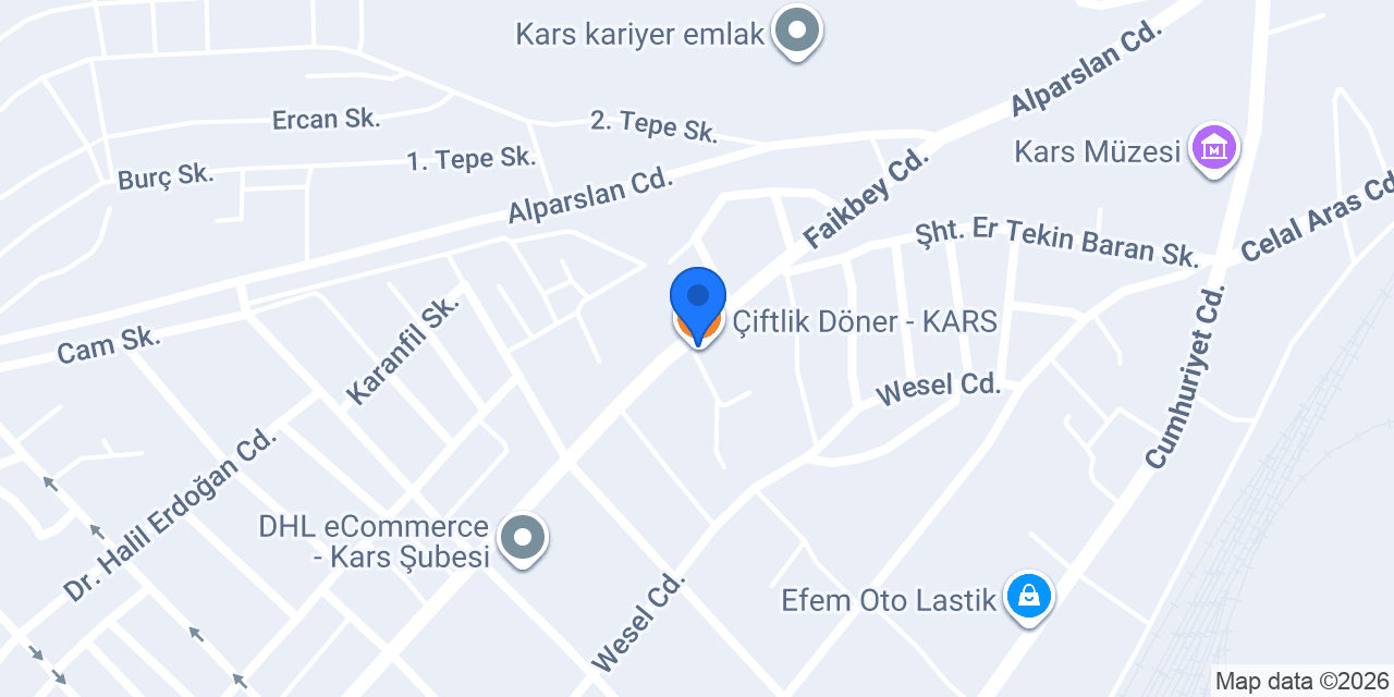 Pera Lounge Cafe Kars konumu