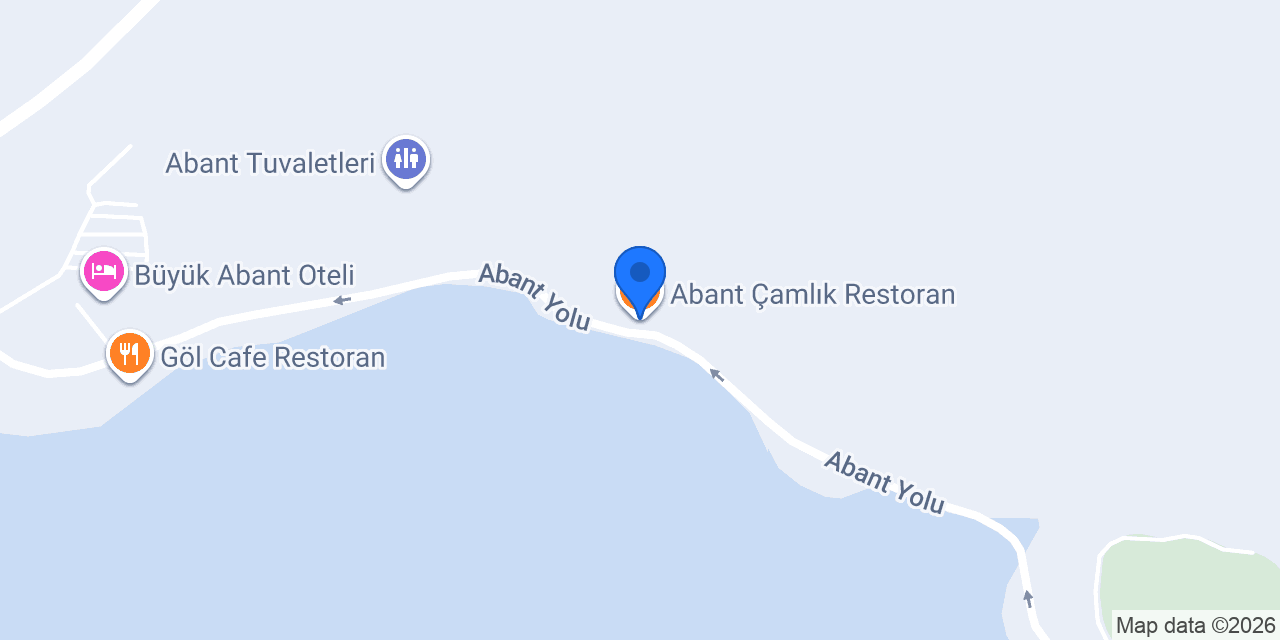 Abant Çamlık Restoran konumu