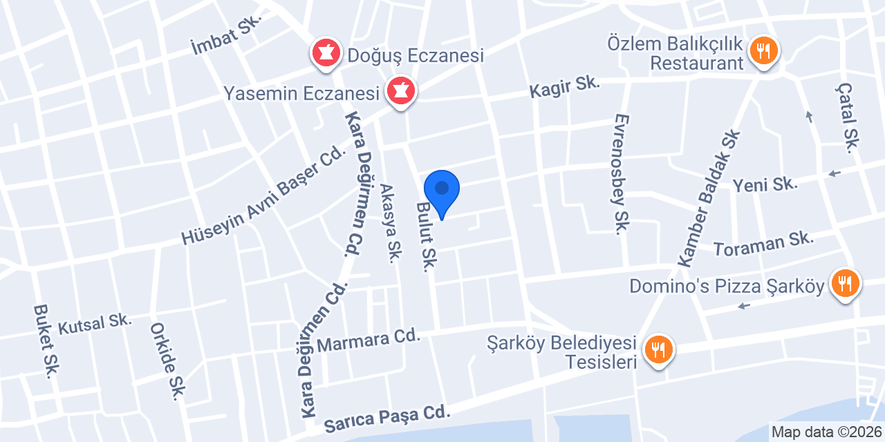 Zen Apart Otel Şarköy konumu