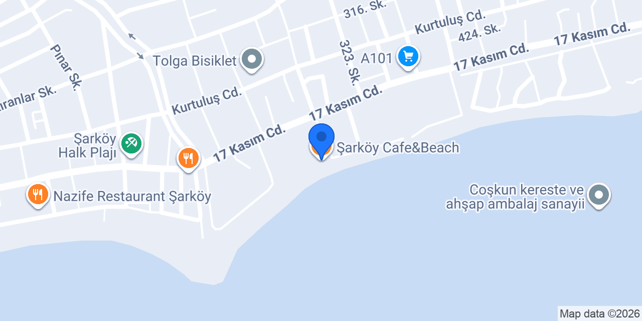 Şarköy Cafe&Beach konumu