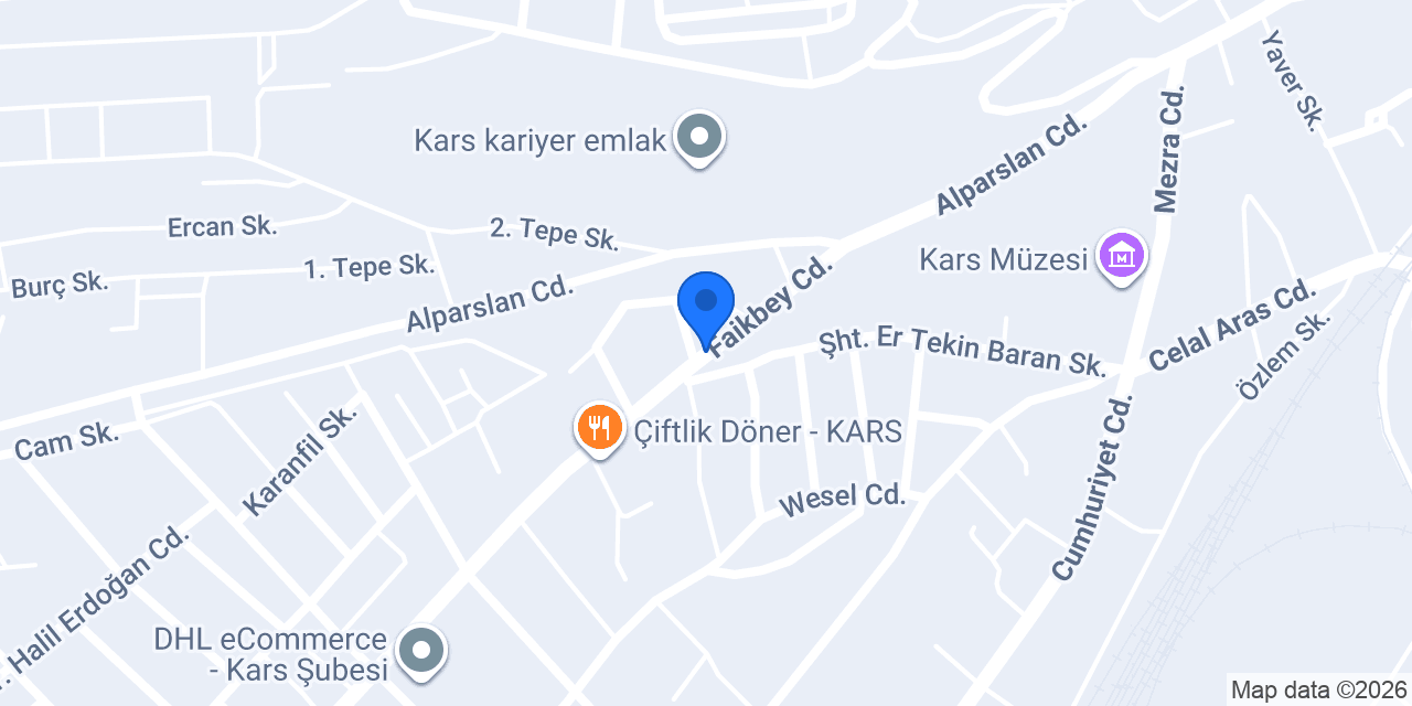 Kader Bayan Kuaförü konumu