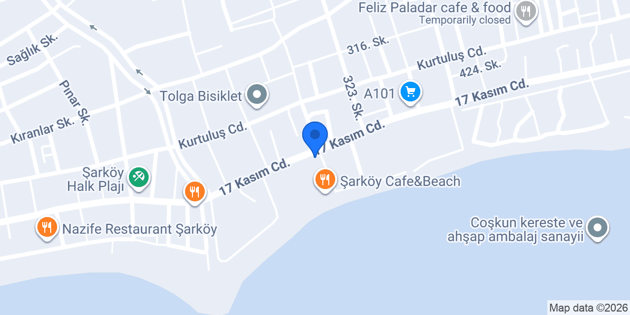 Şarköy Tenis Kursu konumu