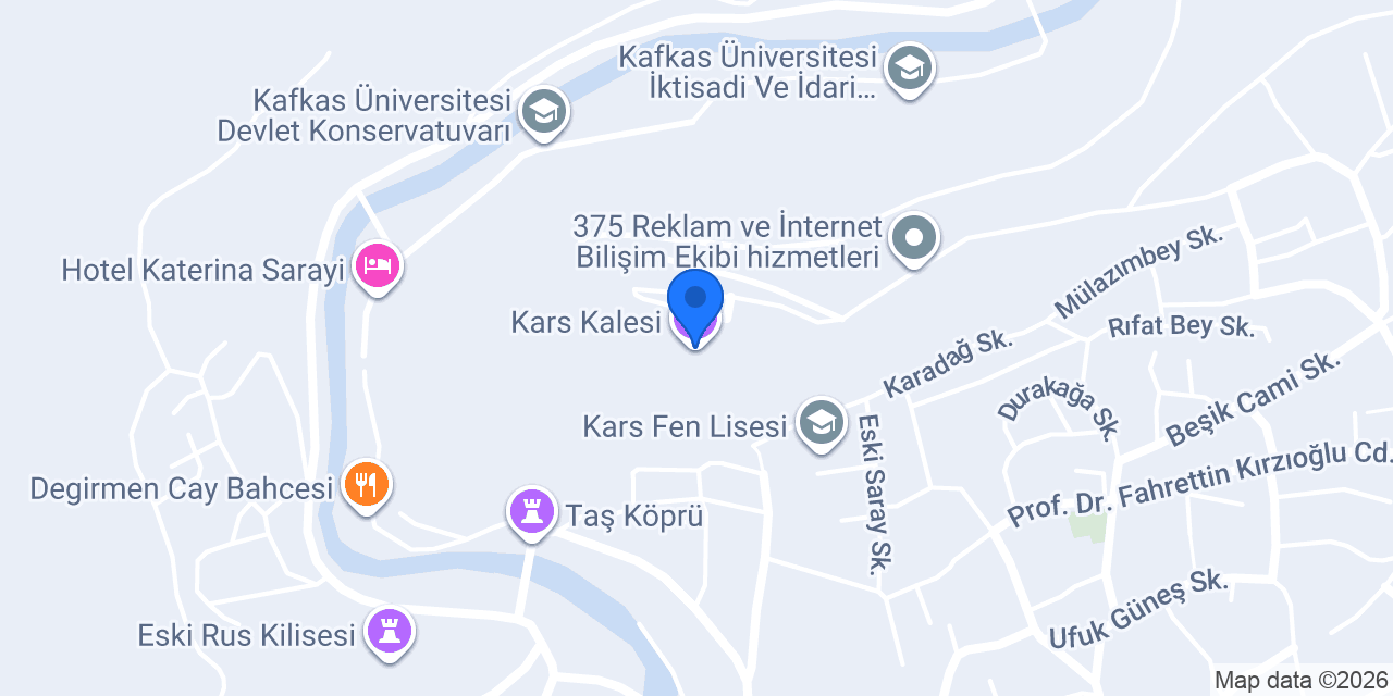 Kale Cafe (Kars Kalesi Şube) konumu