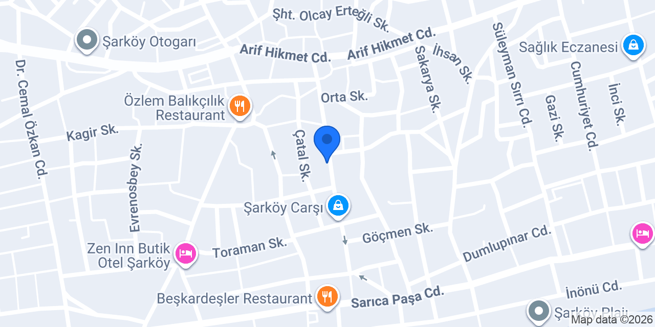 Cadde 59 Döner Salonu konumu