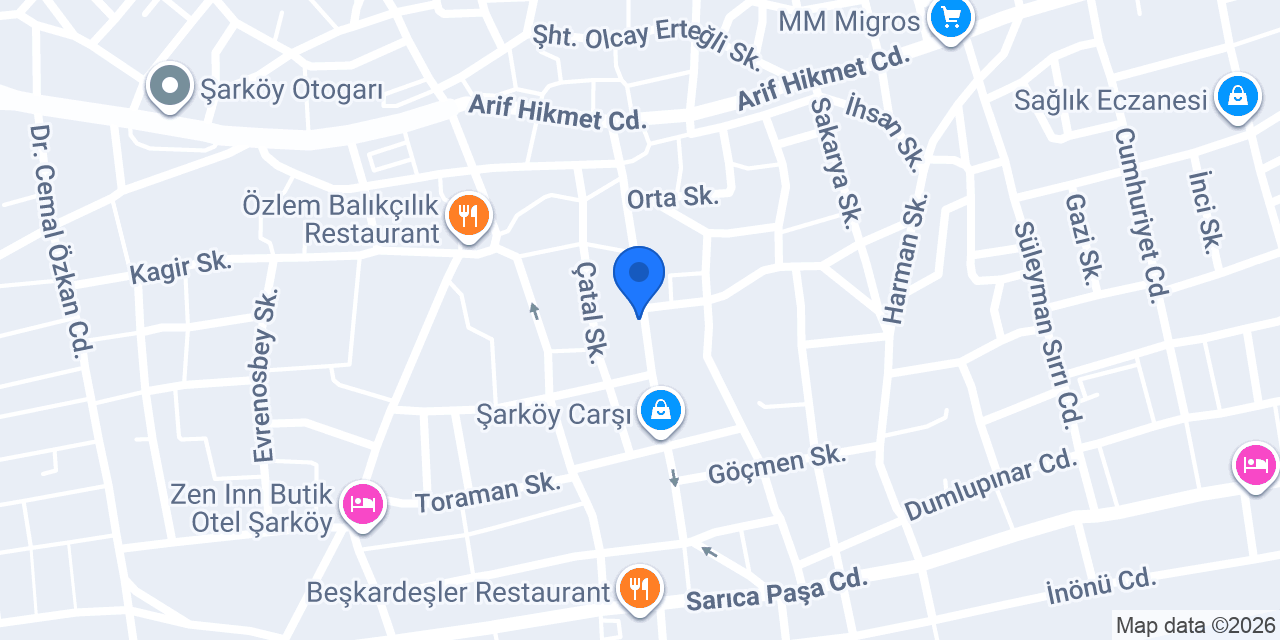 Özen Kuyumculuk konumu