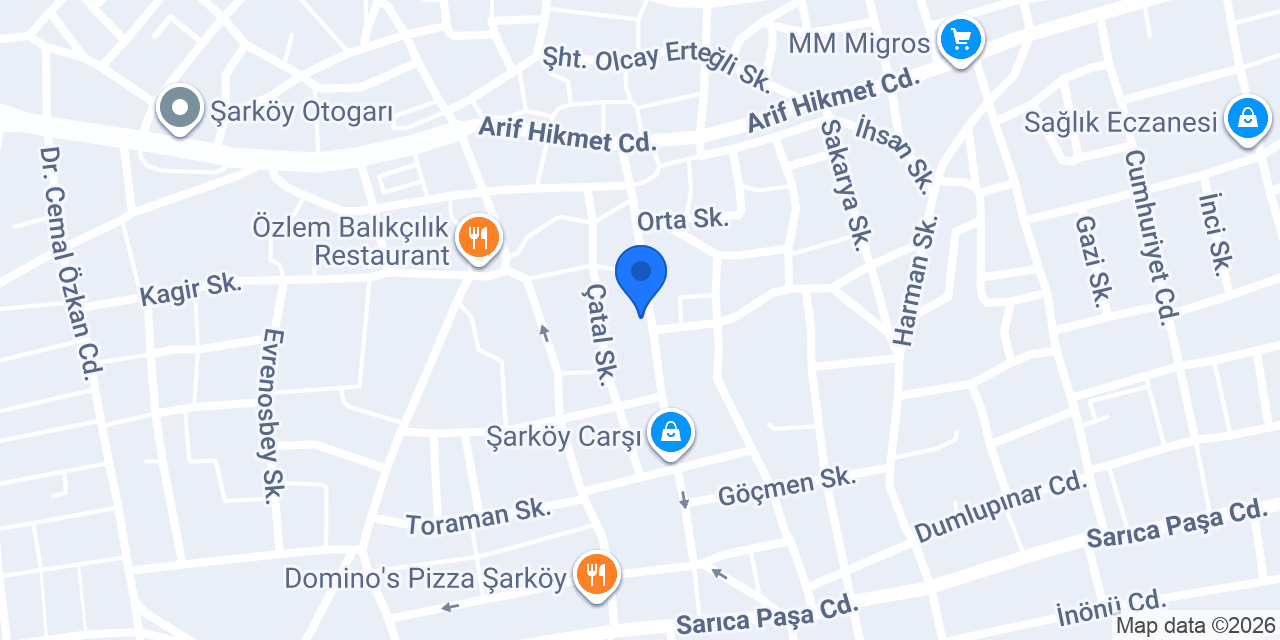 Saklı Bahçe Fast-food konumu