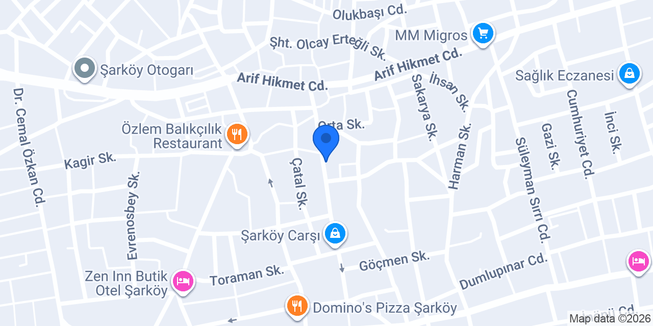 Av. ERCAN YÜCEL HUKUK BÜROSU konumu