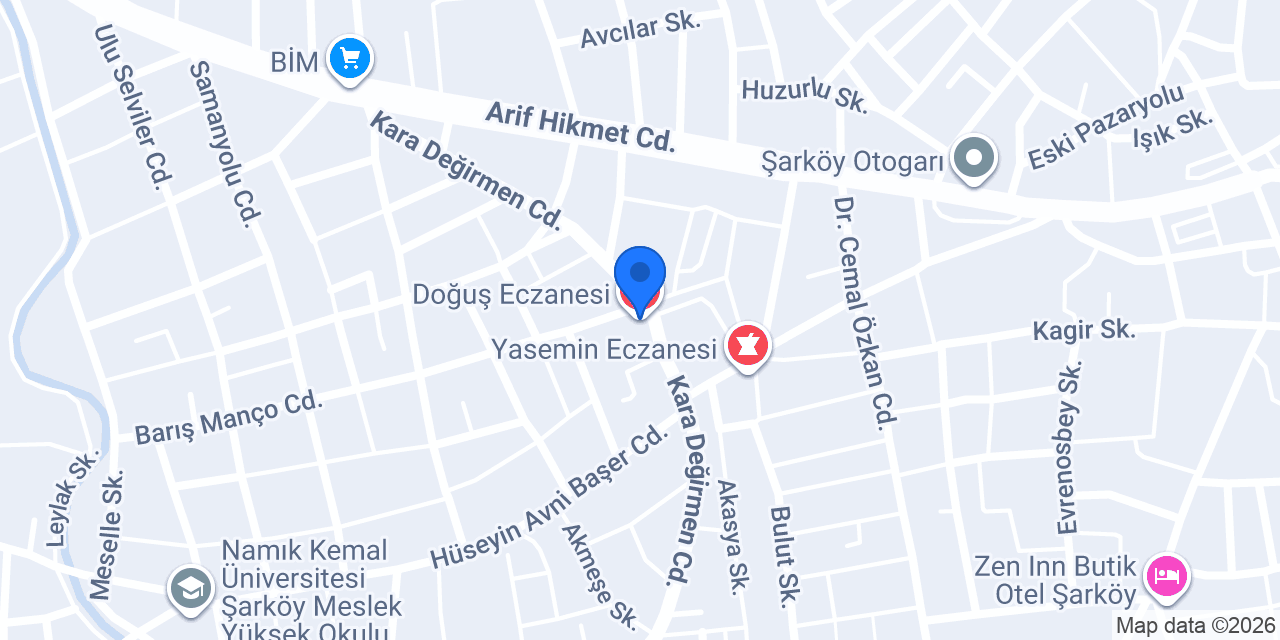 Doğuş Eczanesi konumu