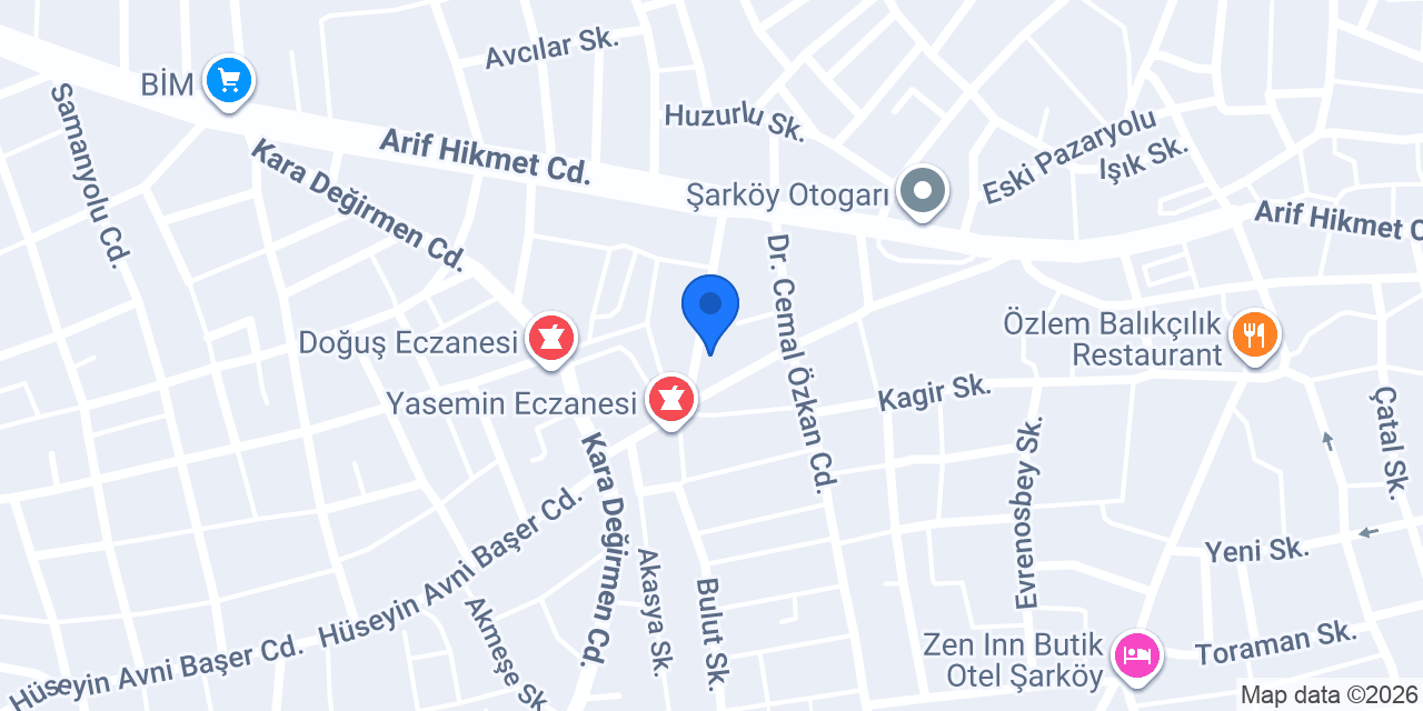 Taşkıran Oto Lastik konumu
