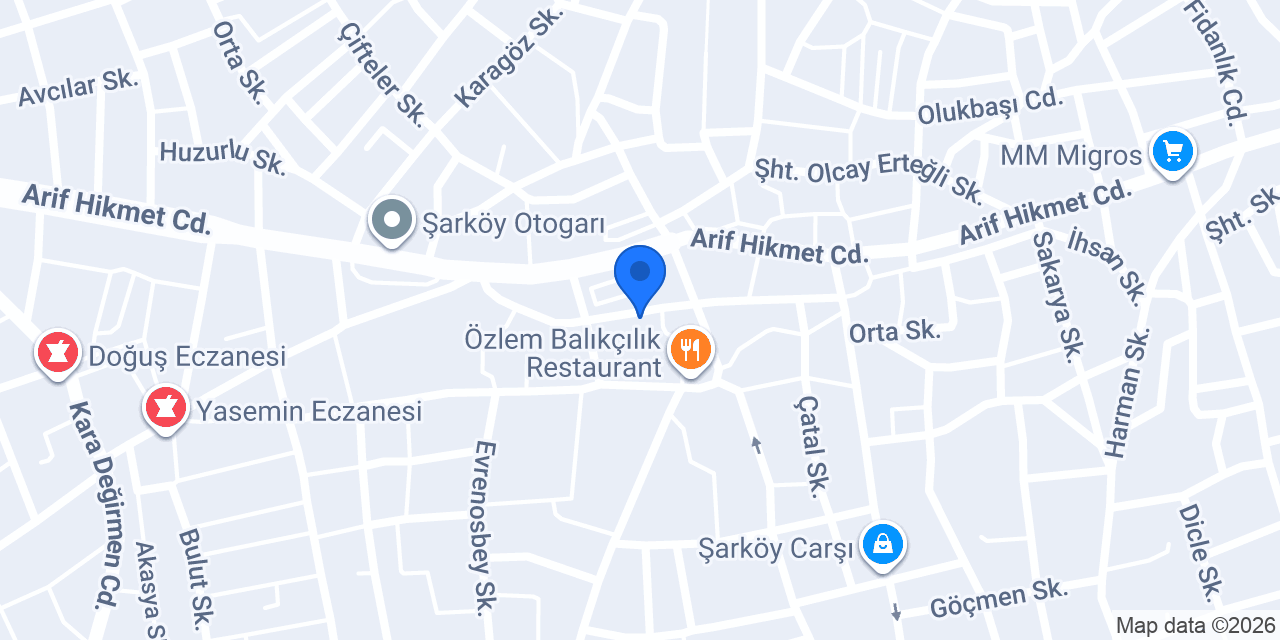 Tokmen Rent A Car Şarköy konumu