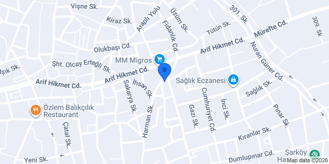 Avci mutfak&bahçe mobilyasi konumu