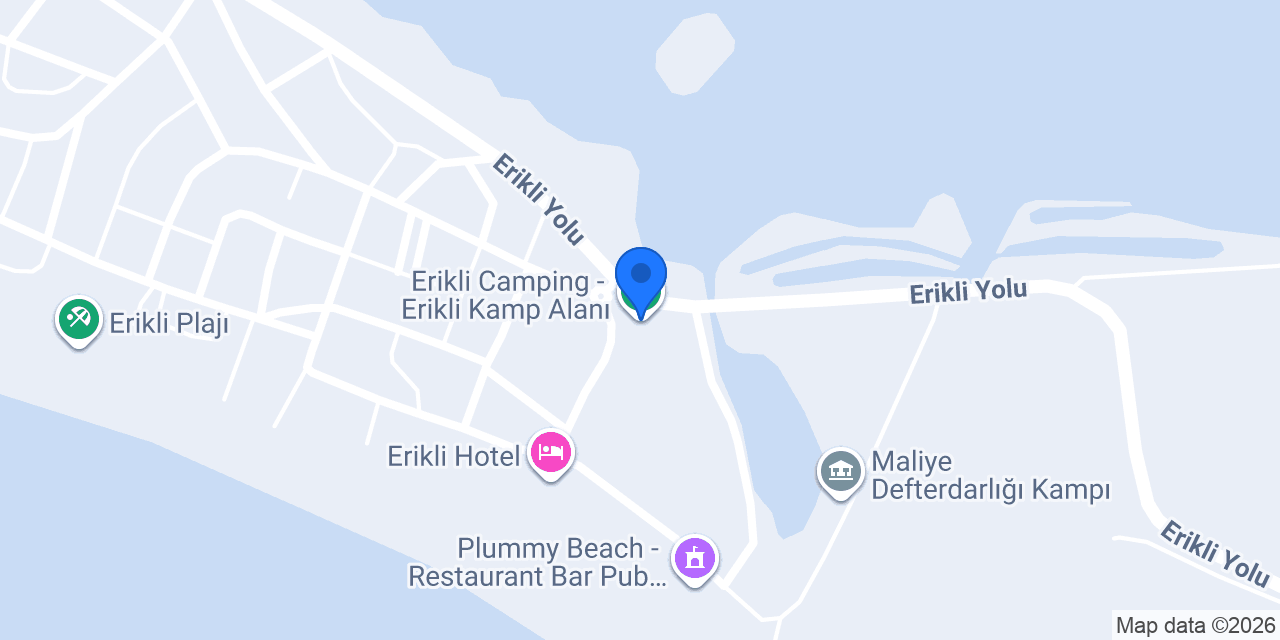Erikli Camping - Erikli Kamp Alanı konumu