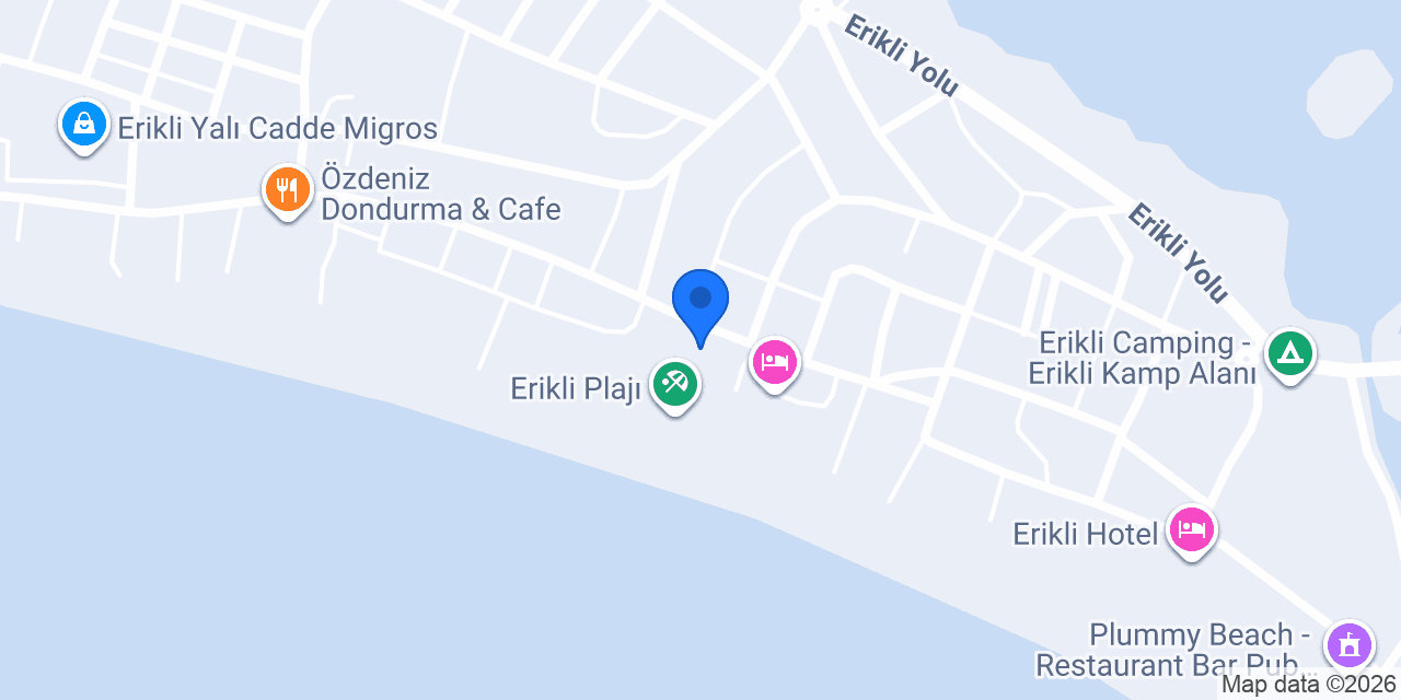Erikli Balık Restaurant konumu