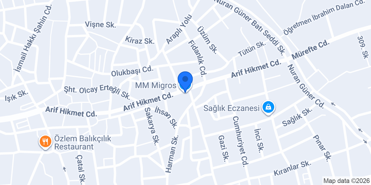 MM Migros konumu