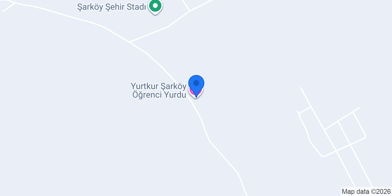 Yurtkur Şarköy Öğrenci Yurdu konumu
