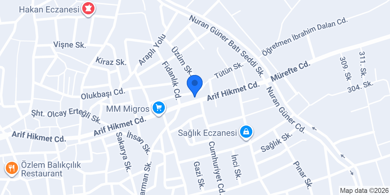Karadağ Mimarlık konumu