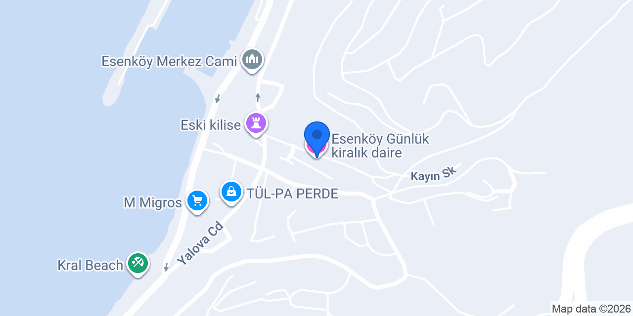 Esenköy Günlük kiralık daire konumu
