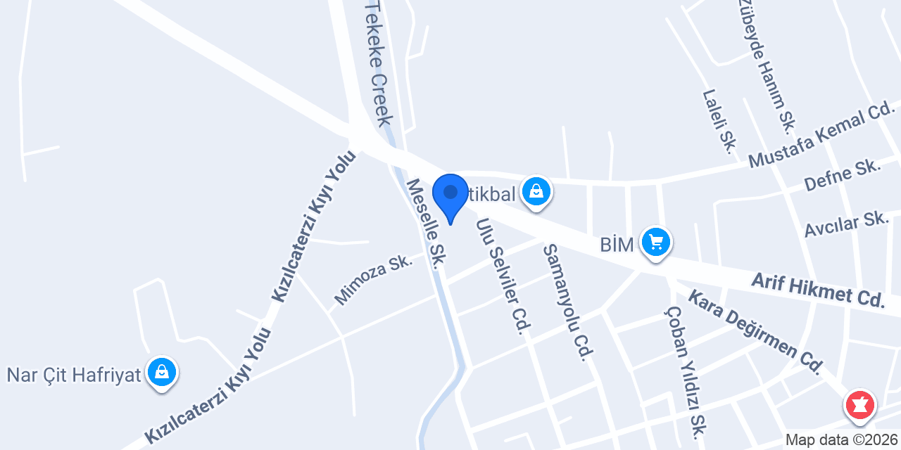 Şarköy Kaymakamlığı konumu