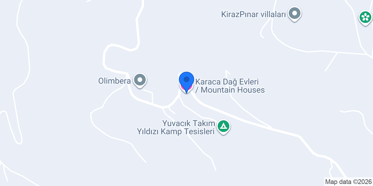 Karaca Dağ Evleri / Mountain Houses konumu